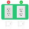 TIESOME 20 Pcs 2 Prong Loose Outlet Fix Plug, Plastic Socket Outlet Tightener Insert Ensure Secure Connection for Power Plug Tiny Plugs For Loose