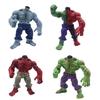 4 stk Hulk Figur Realistisk Samleobjekt Langvarig Marvel Avengers Hulk Actionfigur Julegave