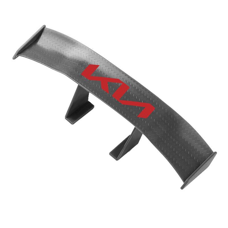 Carbon Fiber Look Car Mini Rear Spoiler Mini Wing Small Model Decoration For KIA Cerato Sportage R K2 K3 K5 RIO 3 4 Sorento Picanto