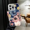 Cute Floral Headscarf Kitten Soft Phone Case for iPhone 15 16 17 Pro Max 17Air 16E 14 Plus 13 12 Mini Shockproof Cover Back Shel