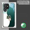 Lucky Four-leaf Clover For Samsung Galaxy S20 FE S21 22 23 Plus S24 Ultra S25 Edge S24Ultra 22Plus For Magsafe Glass Phone Casee