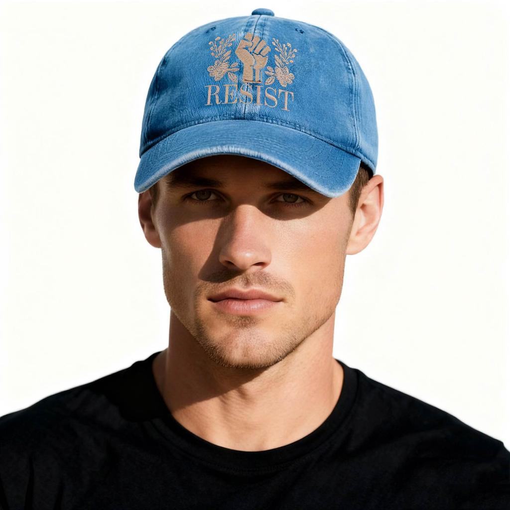 Cap Mens Womens Print Distressed Adjustable Sun Hat Cotton Funny Hats