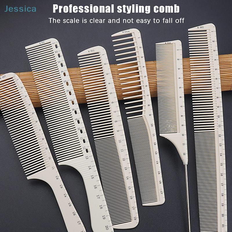 Professional Hairdressing Comb Heat-Resistant Anti-Static Combs with Measurement Marks for Salon/ Hair Cutting & Styling