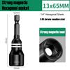 6-14mm Strong Magnetic Socket 6.3mm 1/4" Shank Hexagon Screwdriver Bit Hand Electronic Drill C-RV Nut Key Rotary Tool Accessories