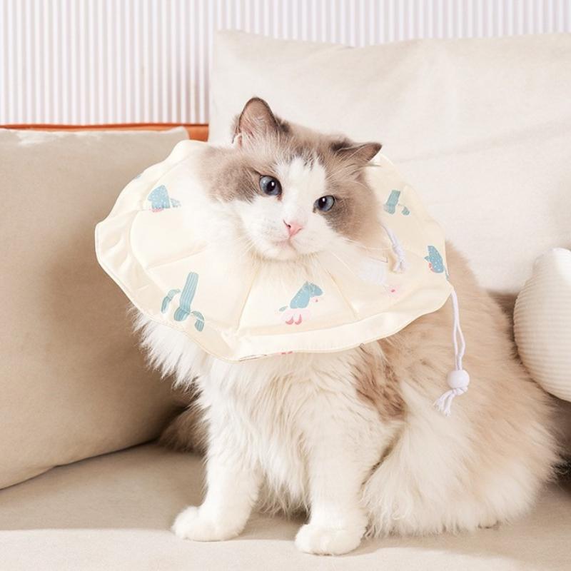Cat pet neck collar collar deformable anti-scratch collar