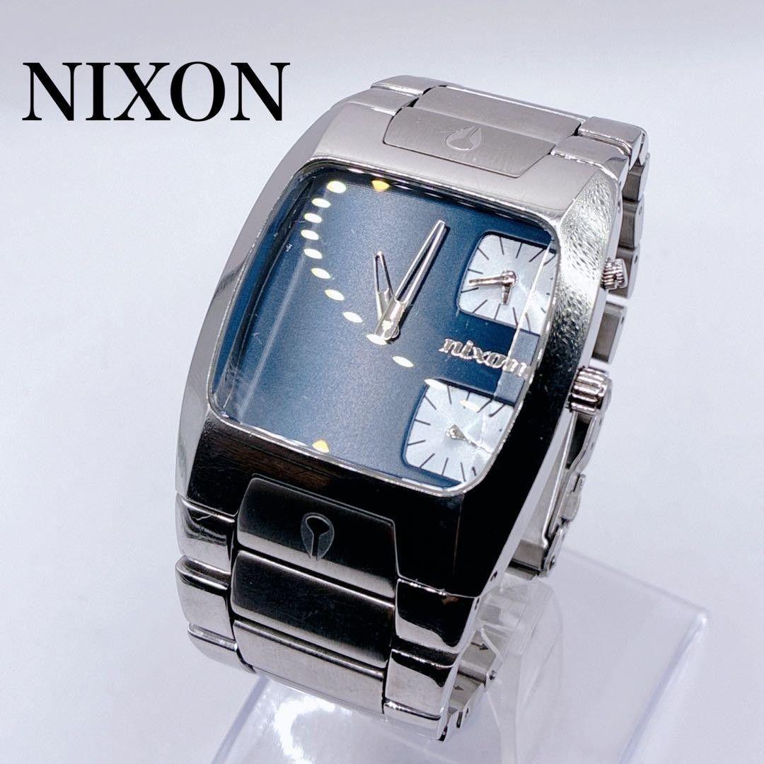 Used [Rare] NIXON Chronograph Old Logo THE BANKS
