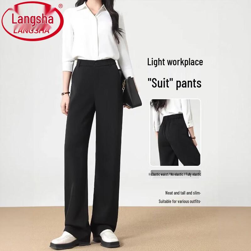 Women s Elegant Wide-Leg Suit Pants XL