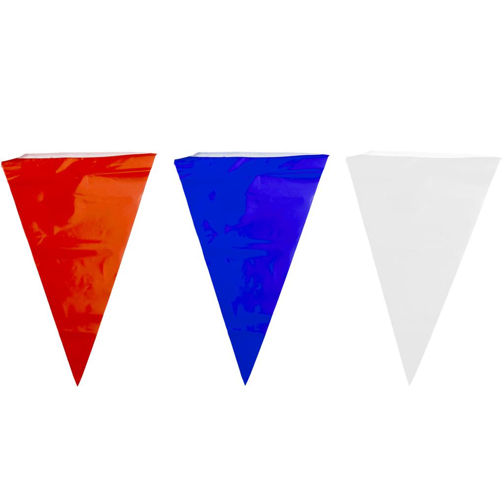 Bunting String Flag Triangular String Flag Fundraisers Street Parties White 18m Length 50pc Blue For Celebrations