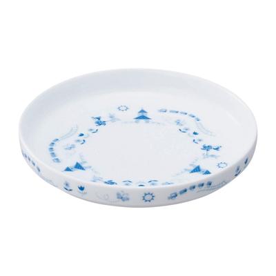 Assiette Noritake 16 cm Light Step Vaisselle Passe au micro-ondes Passe au lave-vaisselle 1 pièce Porcelaine fine bleue Diamètre environ Hauteur environ