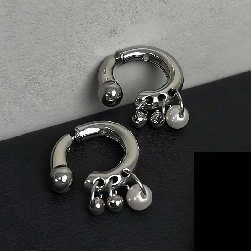 

Fashion Imitation Pearl Tassel Earrings for Women Girls Exquisite Before After Detachable Wearing Dangle Earring Jewelry Gifts