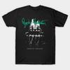 Men Black Print T-shirt Jane'S Addiction Band No-Cut Transfer Paper Print Cotton Tshirt