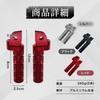 KURASALE Motorcycle Steps, Tandem Steps, Footpegs, Highway Pegs, Custom Parts, Universal, Red