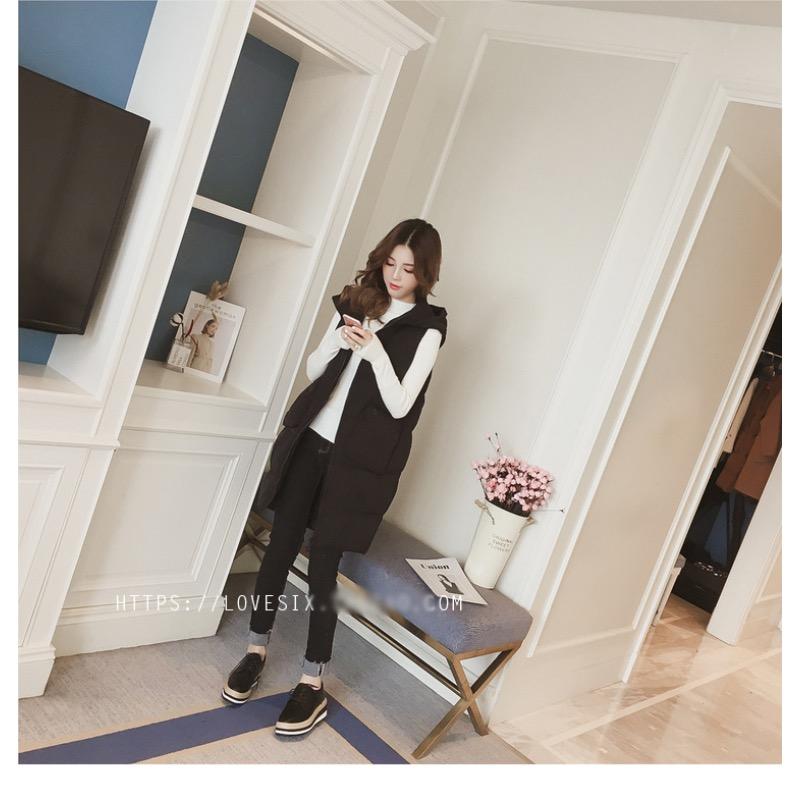Down Cotton Vest Women's Vest Jacket
