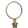 Bronze Finish Retro Magnifying Glass Alloy Material Slipless Handle Handheld Magnifying Glass Antique Gold Portable Magnifier