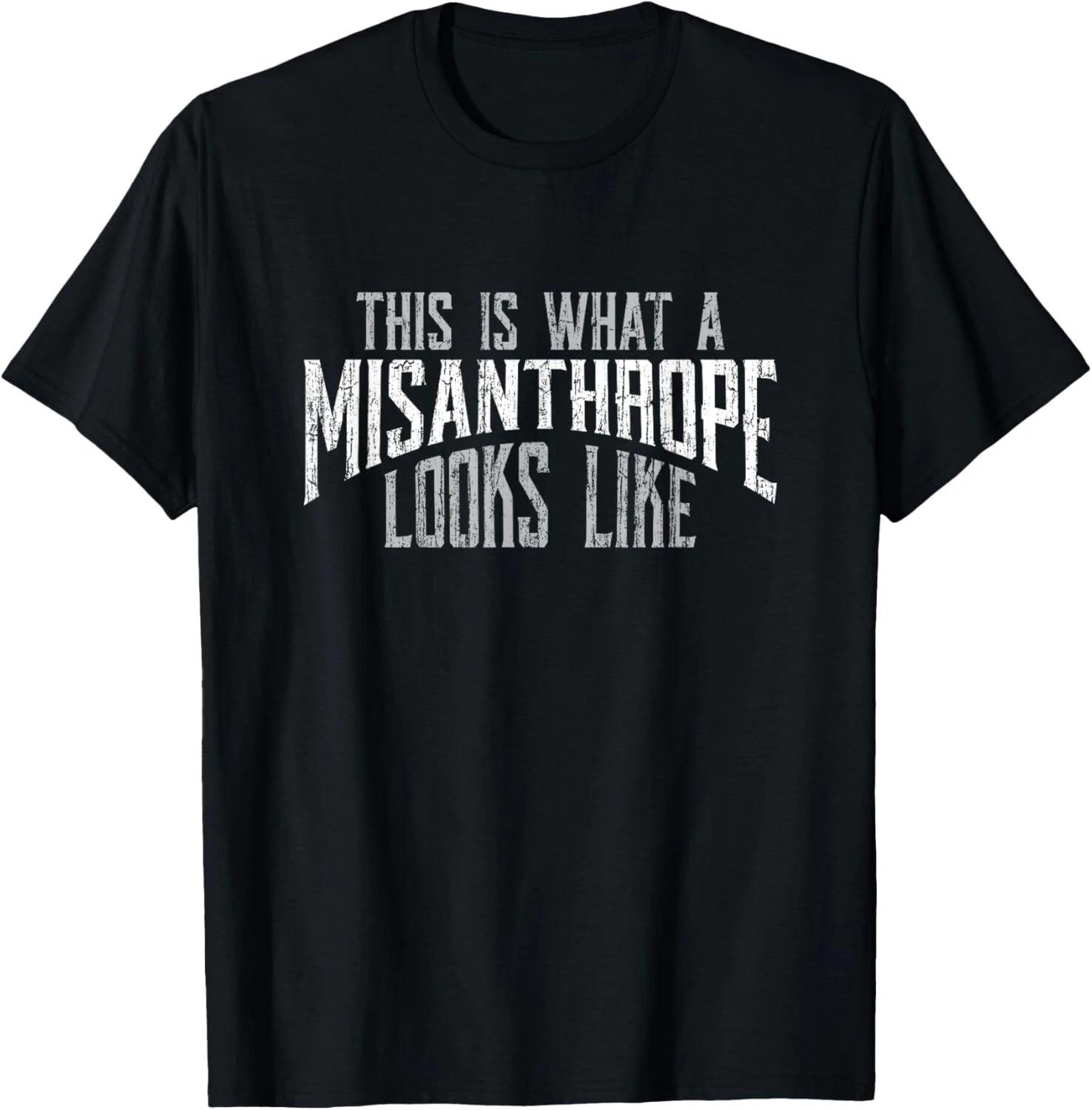 

Misanthrope T-Shirt - Other People_ Distressed GraphicTee Gift Unisex T-Shirt S