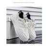 2026 Summer Men's White Platform Sneakers Leather Casual Shoes Thick Sole Streetwear Trendy Footwear