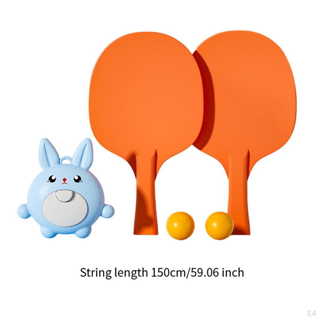 Hängender Tischtennis-Trainer Türrahmen Trainingsgerät mit Schläger Ball Pong für