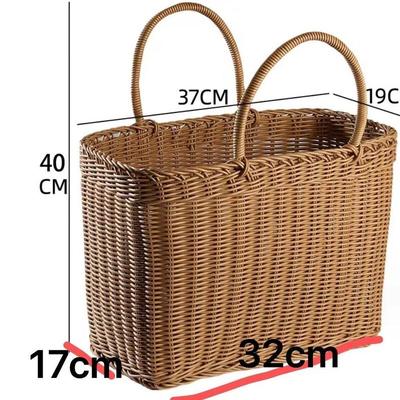 Cesto da Picnic Contenitore in Rattan Sintetico