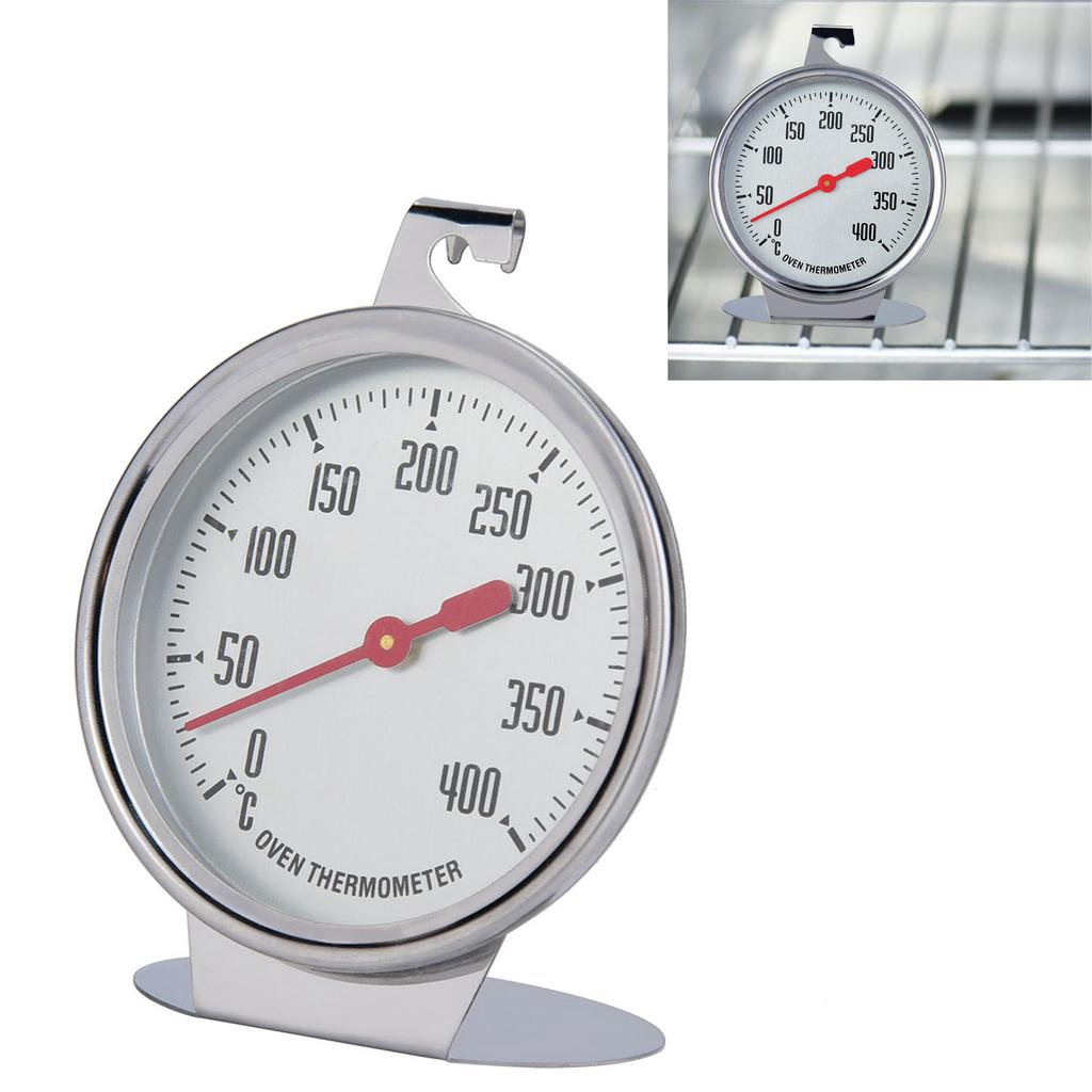 Stainless Steel Oven Thermometer Stands Monitoring Temperature Gauge for Kitchen Home Cooking