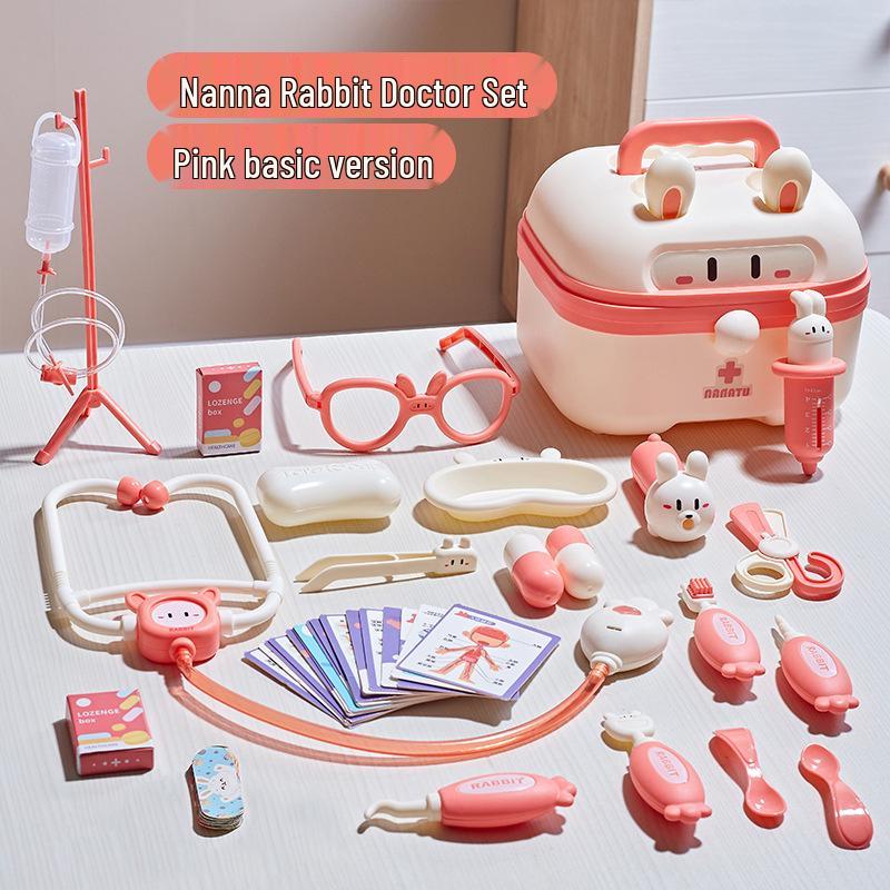 Nana Rabbit Medical Kit: Adorable Educational Pretend Play Handbag Toy for Kids