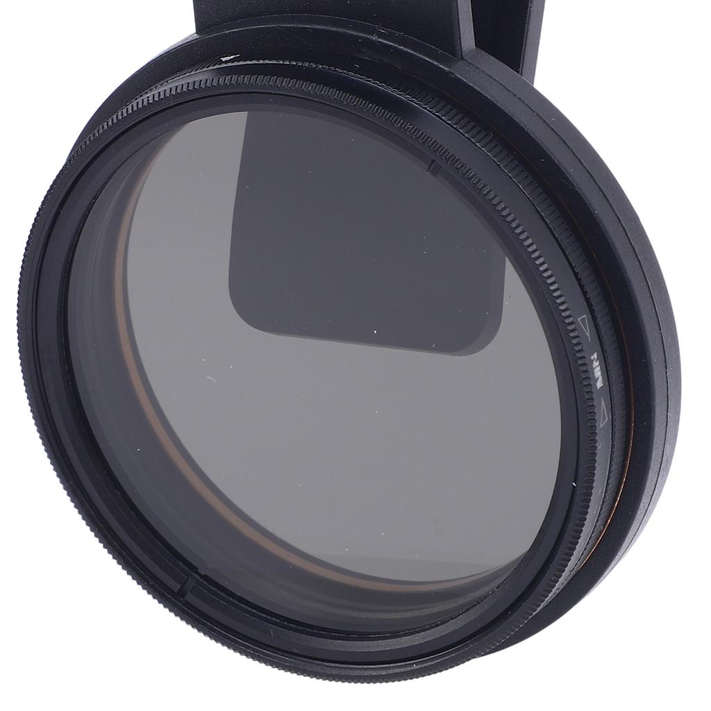 ND2-400 Phone Lens Filter 52mm Clip On Variable Neutral Density ND Filter for 15 14 13 Smartphones