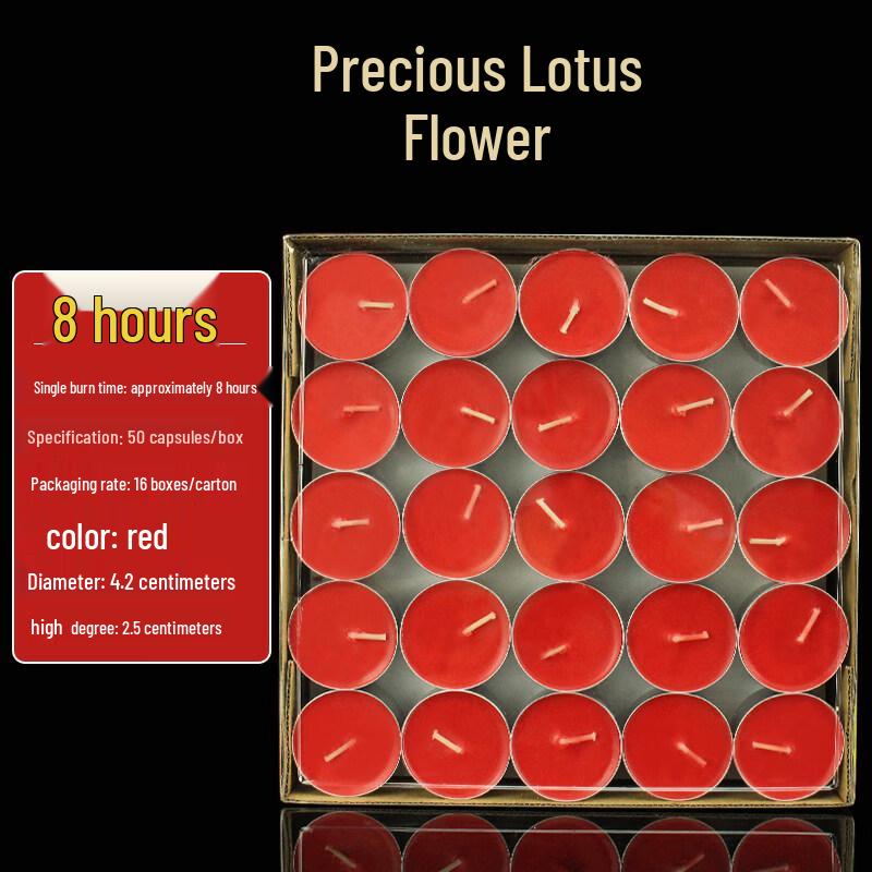 LIEI 8-Hour Smokeless Ghee Lamps (100-Pack)