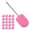 Nail Sanding Band Drill Bit Nail Art Polishing Sanding Cap Set Accessory (10 x 15mm)