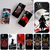 BF73 Japan Samurai Mask Case for Motorola Moto G10 G20 G30 G31 G32 G34 G35 G41 G42 G50 G51 G52 G55 G60 G60S G62 G71 G72 G75