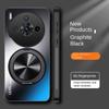 ZTE Nubia Z60S Pro Kılıf Sert Mat Halka Standlı Manyetik Koruyucu Arka Kapak Kılıfı Nubia z60s Pro Tam Kapaklı Kabuk