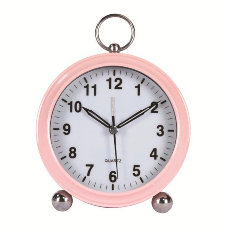 Student's Special Clock Clock Silent Sweep Seconds Sleep Cartoon Round Lifting Ring Children's Unrest Modern and Simple