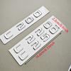 For Mercedes Benz C Class C200 C220 C300 W204 W205 W206 Trunk Emblem Badge Logo Car Styling Sticker Glossy Matte Black Chrome