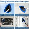 Car Windshield Water Scraping Telescopic Car Glass Car Window Wiper Auto Cleaning Tools Window Cleaning Brush Cleaning Cloth