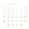 ABYN-Wedding Table Numbers Reception Centerpiece Decor Head Table Sign