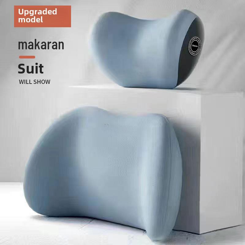 Memory Foam Car Headrest Pillow for Neck and Waist Support