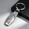 Alloy Car Keychain Holder Key Rings Pendant Decoration for Mitsubishi Mercedes Benz Emblem