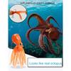 Octopus Swimbait Soft Fishing Lure with Skirt Tail, Lingcod Rockfish Jigs for Saltwater Ocean Fishing, 5Pcs/Pack