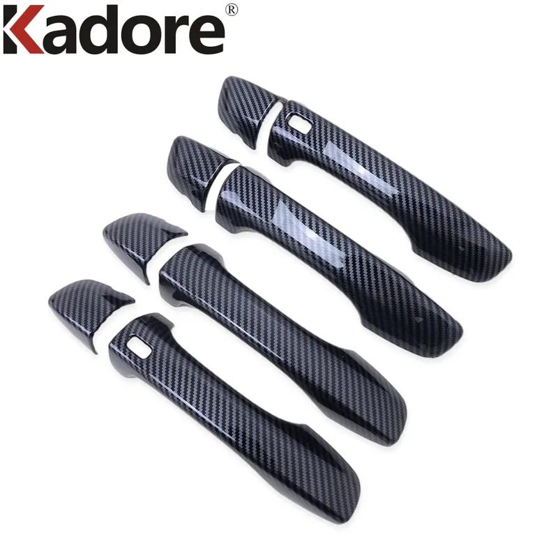 Door Handle Cover Trim For Volkswagen VW Tiguan 2017-    Chrome Car Door Handle Catch Covers Overlay Accessories