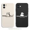 Funny Cute China Panda Clear Phone Case For iPhone16 15 14 13 12 11 Pro MAX Shockproof Covers