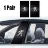 1 Paar Auto B-Säulen Aufkleber Kratzschutz Aufkleber Schutzfolie für 308 306 307 2008 407 508 3008 5008 301 408 206 308s
