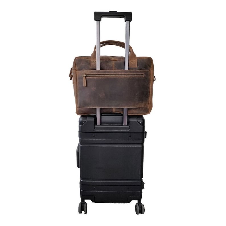 Кожаный портфель ручной работы — фото 2