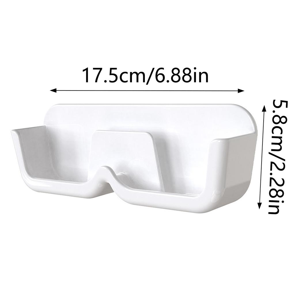 Wall-Mounted Glasses Storage Box Fine Workmanship with Strong and Durable Material Suitable for Variety of Wall Materials