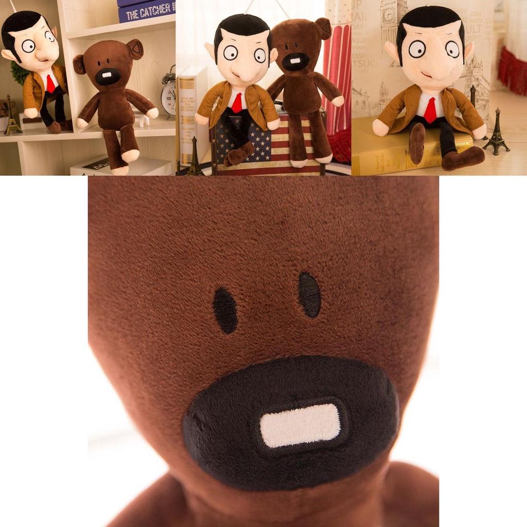 11.8/15.7/19.7/31.5in Mr. Bean Plush Toy Teddy Bear Doll Stuffed Xmas Gift