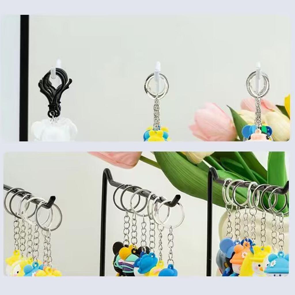Metal Jewelry Stand Jewelry Display Rack Alloy Texture Bracelet Holder for Displaying Necklaces Earrings and Bracelets