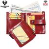 Humerpaul 100% Genuine Leather Men Wallet Coin Purse Small Card Holder PORTFOLIO Portomonee Male Walet Pocket Coffee Money