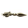 Pure Copper Elephant God of Wealth Vajry Pestle Pendant for Keychain Necklace