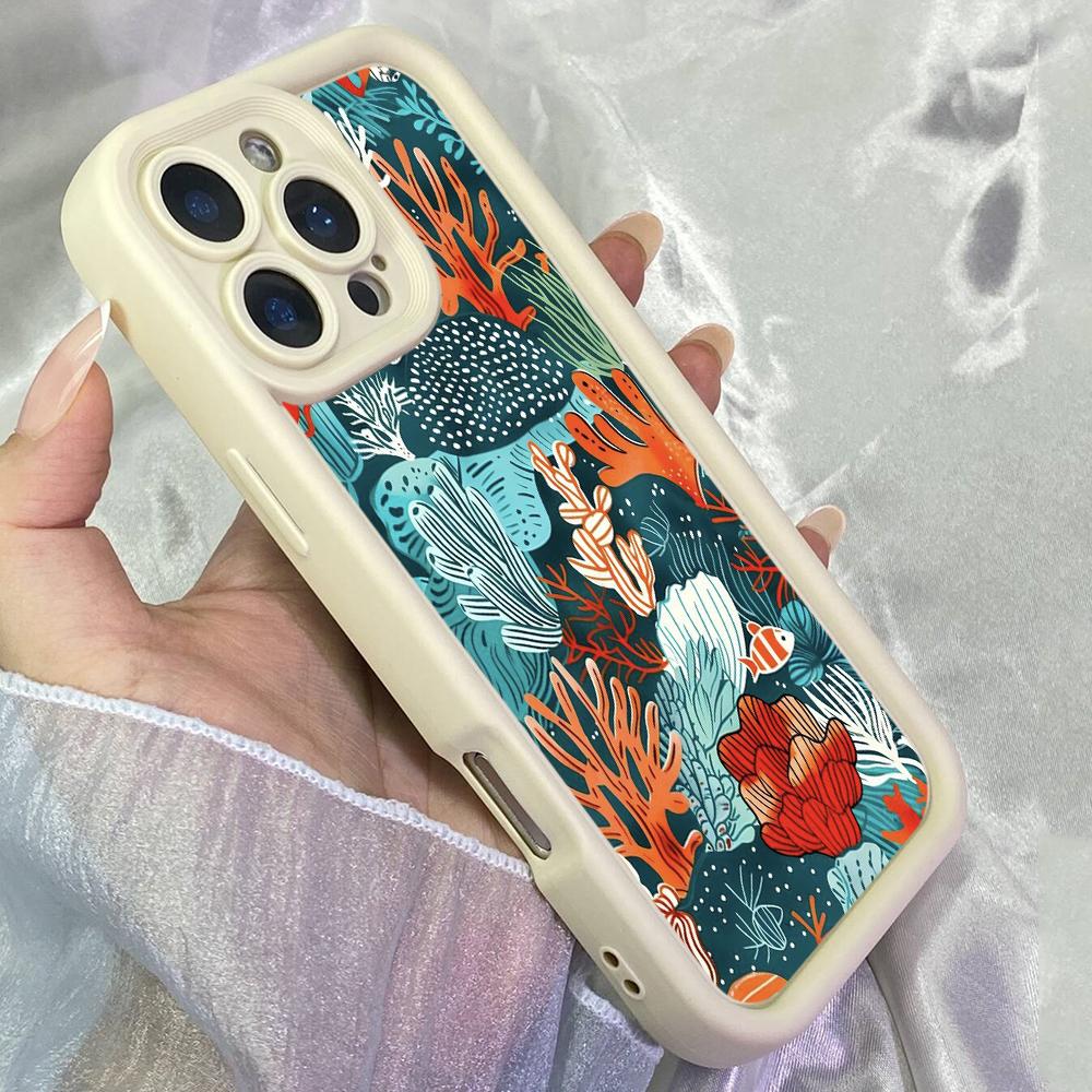 JT536 The Reef Panel for iPhone 17 16 15 14 13 12 Pro Max Samsung S26 S25 Ultra A17 A07 A56 A16 A25 A35 A55 A06 Xiaomi 15T Redmi 15c 14C Soft Case