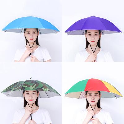 Fishingumbrella Hat Składana czapka z parasolem Camping Fishing Hiking Festival Outdoor