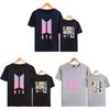 Bts Graphic Printed Modal Tee Oversized Streetwear Shirt For Kpop Fans Summer Casual