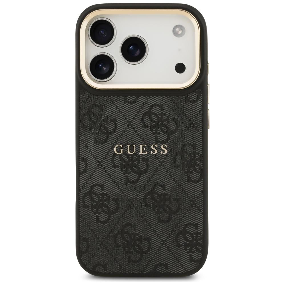 Guess 4G PU Classic Logo MagSafe Case for iPhone 17 Pro Black