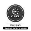 AAAYU1 AAAYQ1 1/2Pcs Car Coaster Diamond Rubber Non-slip Mat Water Cup Slot Pad For Opel Zafira Corsa D Insignia Mokka Regal Car Wheel Hubcap